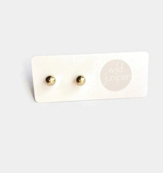 simple gold stud