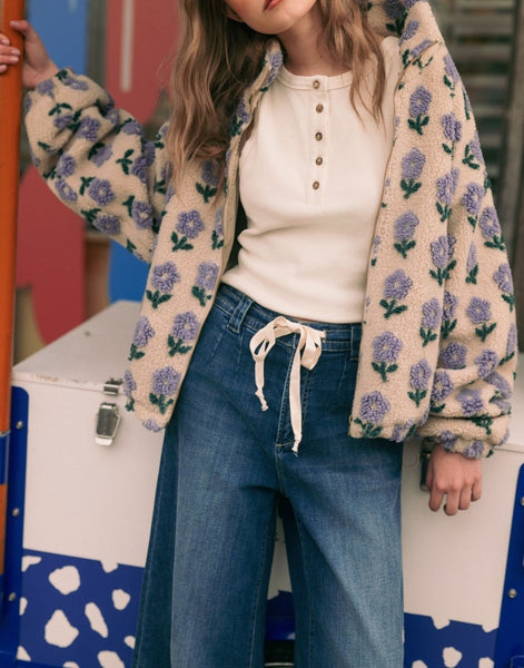 vintage floral jacket