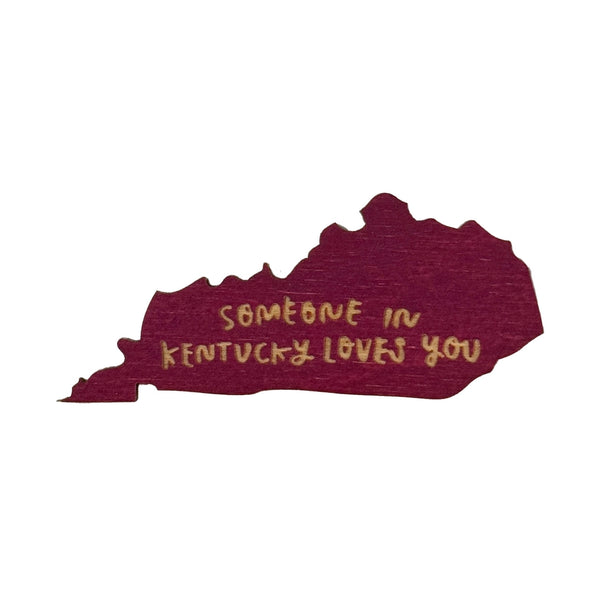 someone in kentucky loves you magnet- teal