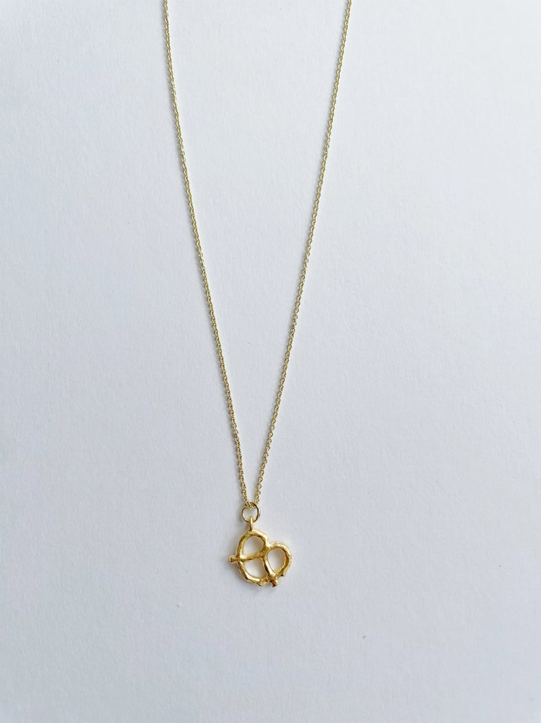 pretzel necklace