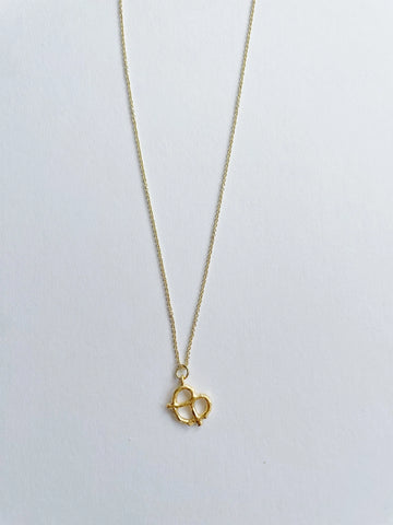 pretzel necklace