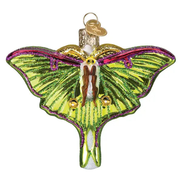 luna moth ornament