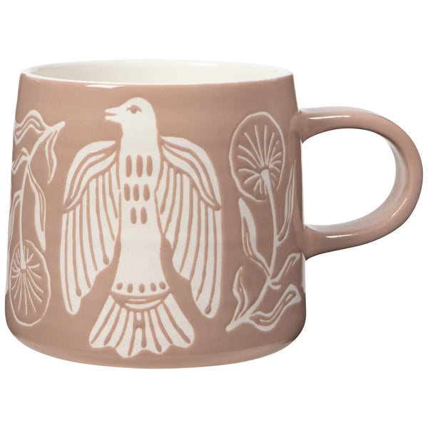 peregrine falcon coffee cup or dishtowel