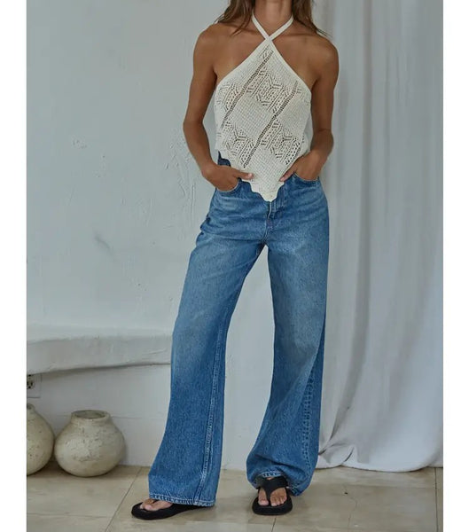 knit halter top