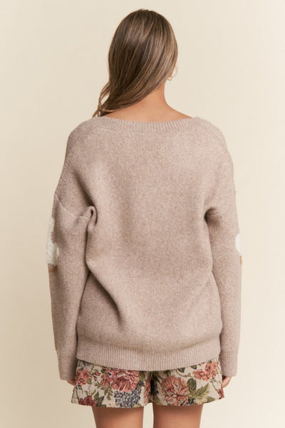 duck knit cardigan