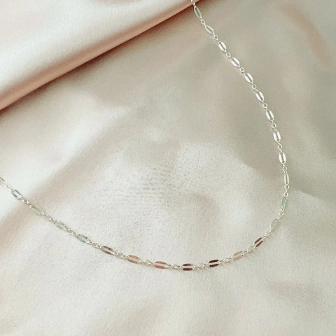 sterling silver dainty necklace