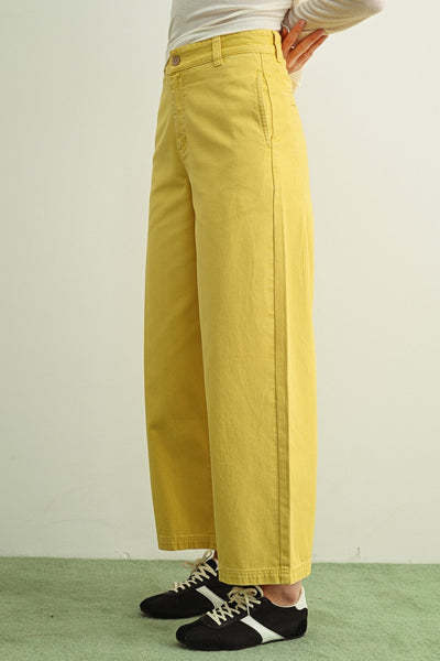 pale yellow pants