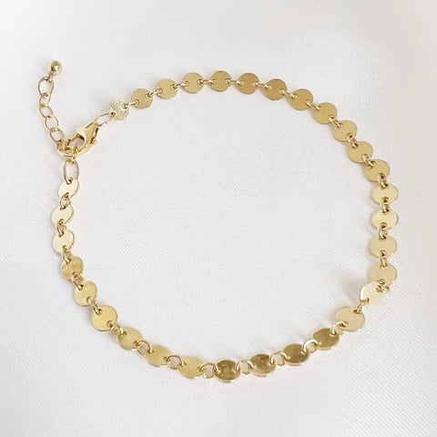 layering gold bracelet