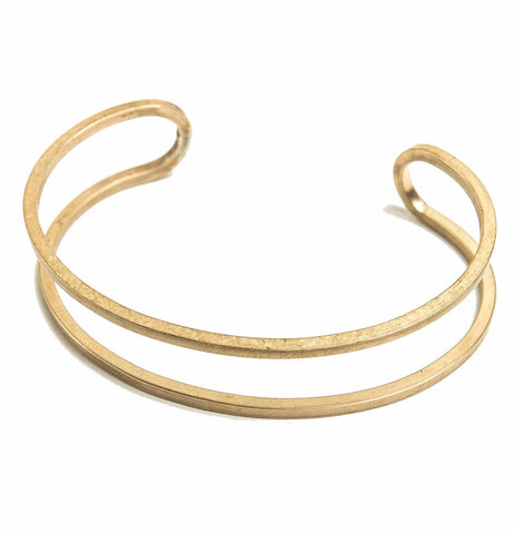 gold double cuff