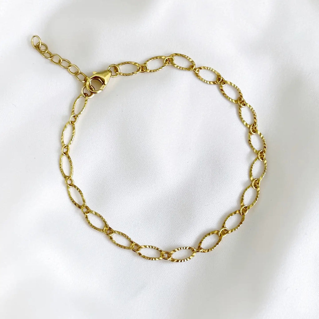 gold starburst bracelet