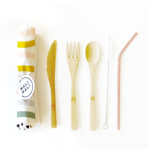 eco friendly reusable cutlery set