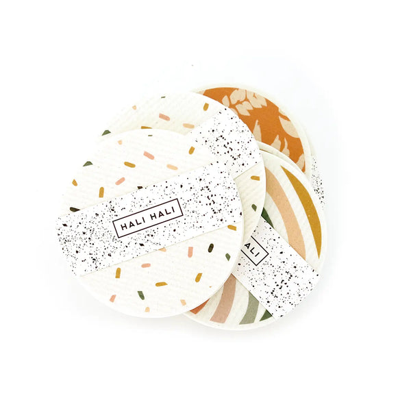 round swedish dish cloth
